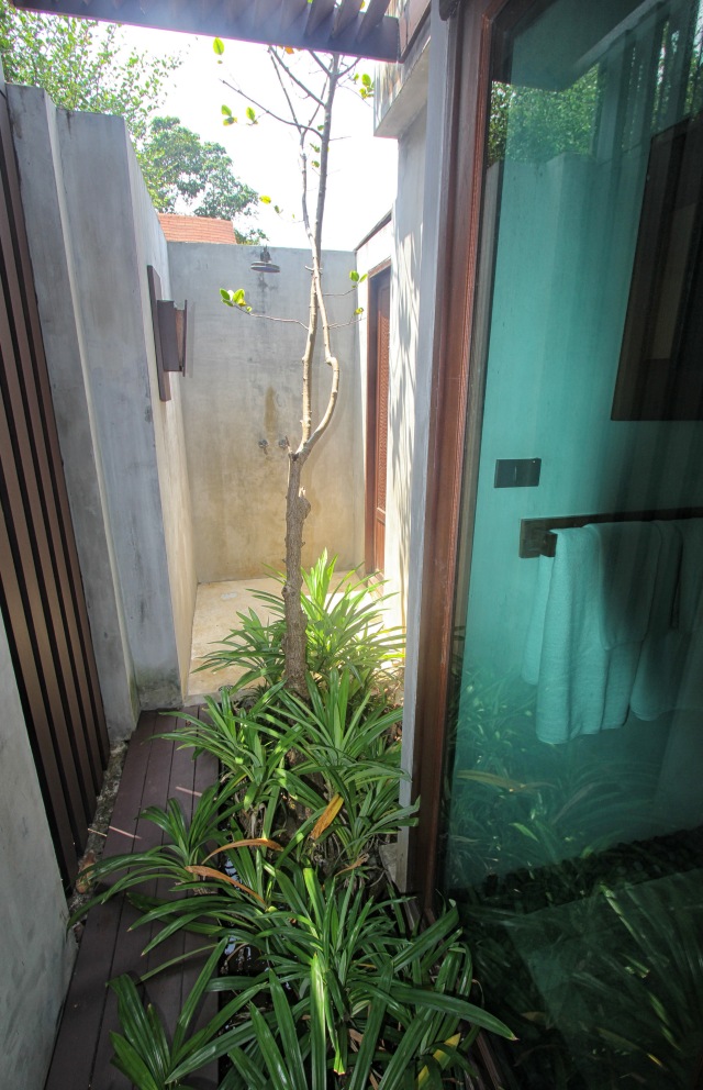 Room 101 outdoor shower