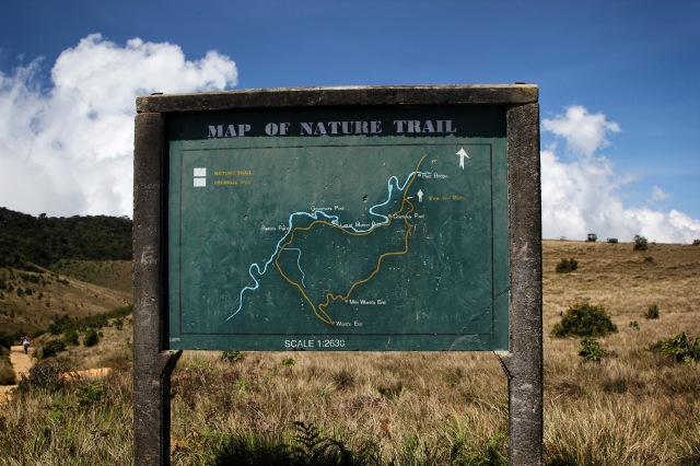 Horton Plains trail map